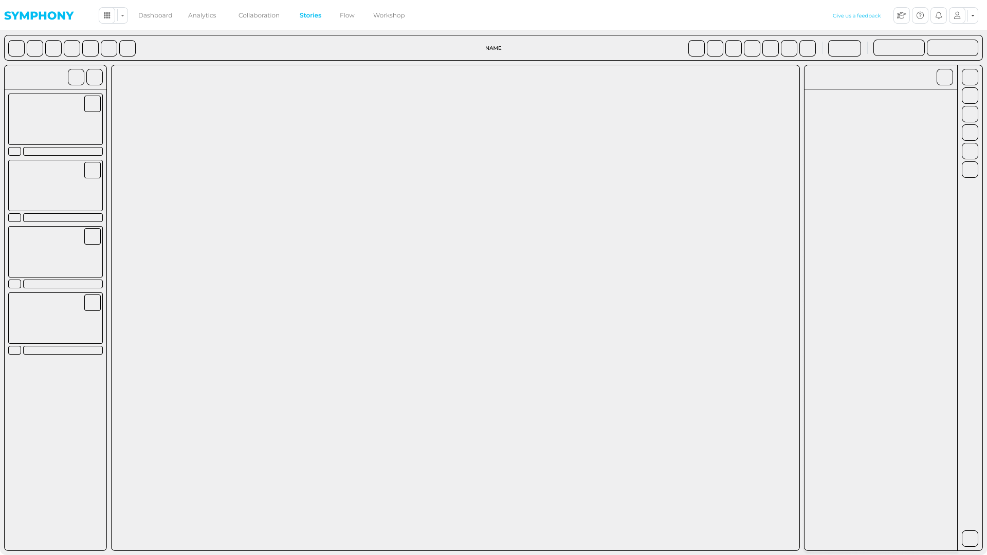 Symphony - report analysis workspace with bookmarks and annotations